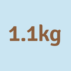 1.1kg